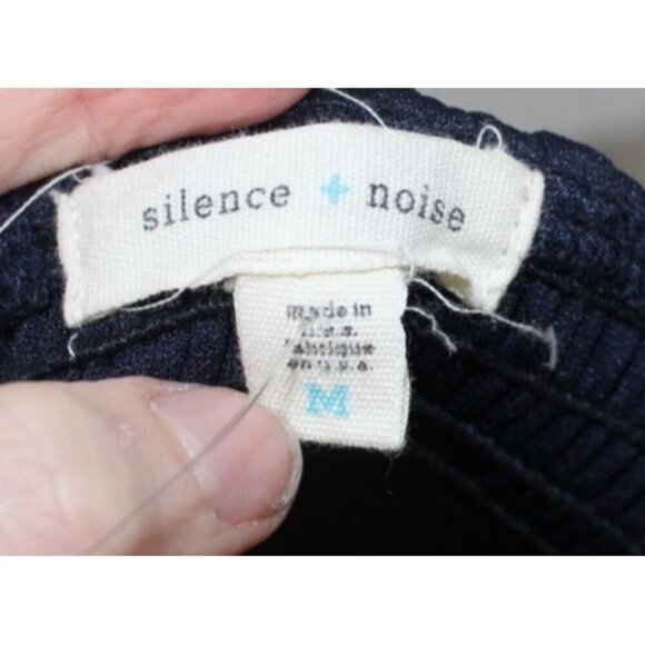 Urban Outfitters Silence + Noise Mini Dress Navy Blue Strapless Y2k Formal Retro - Picture 6 of 7